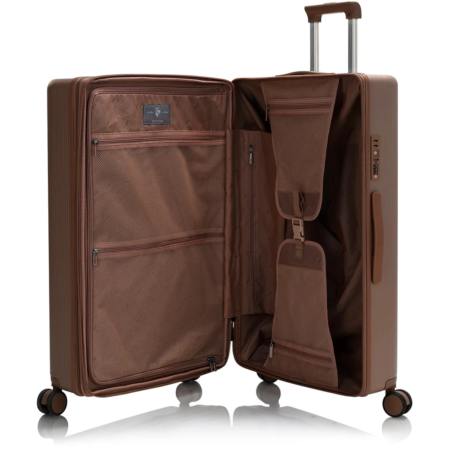 Heys Earth Tones - 4-Rollen-Trolley Set 3tlg. LMS erw. umber