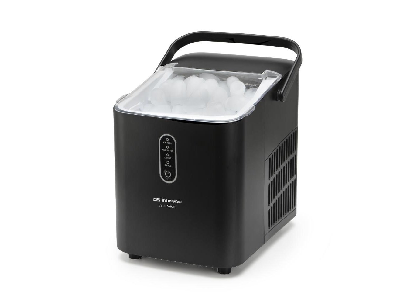 MÁQUINA FAZER GELO ORBEGOZO MHH 1200 PRETO 12KG/24H