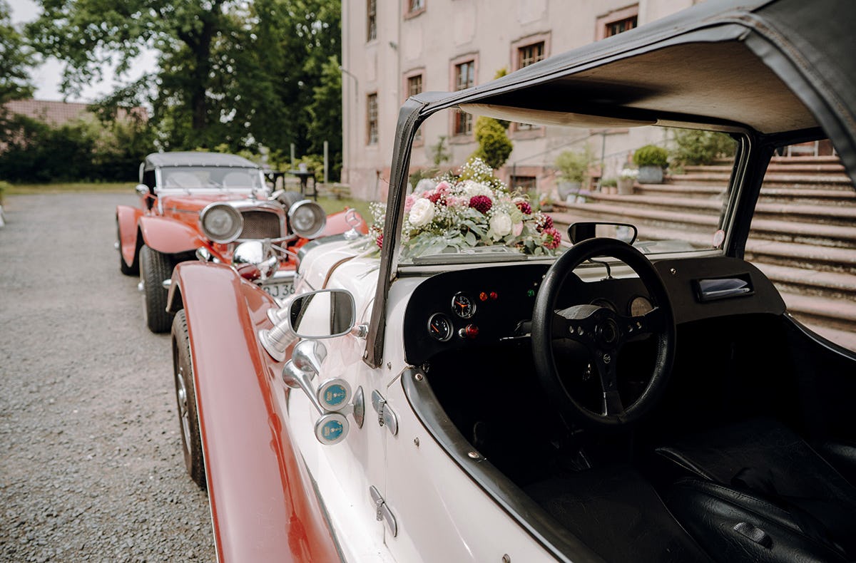 Mercedes Benz Oldtimer fahren Brandis