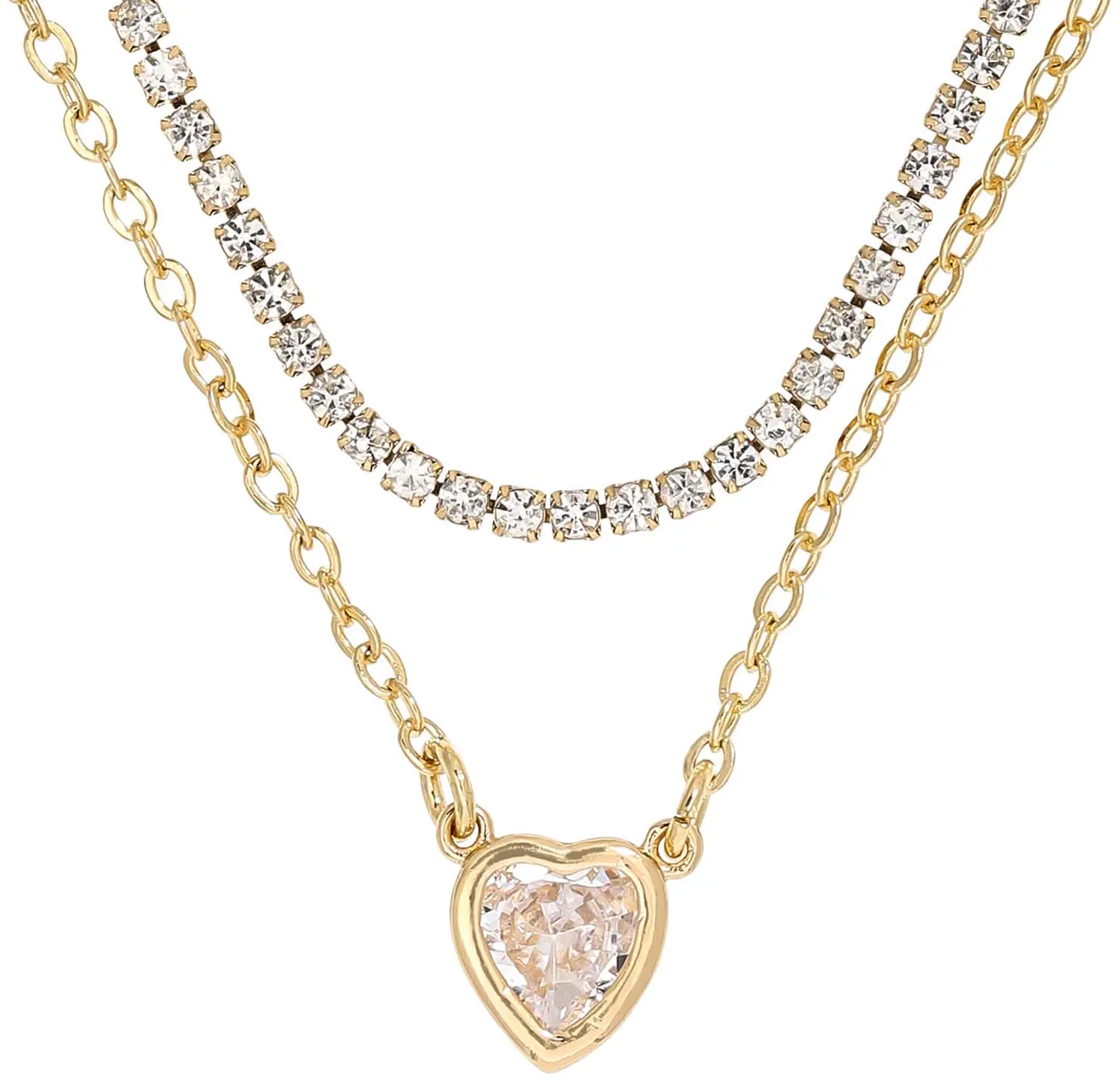 Layering Kette - Cute Heart