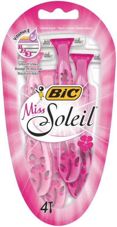 BIC Miss Soleil Barberhøvler 4 pk