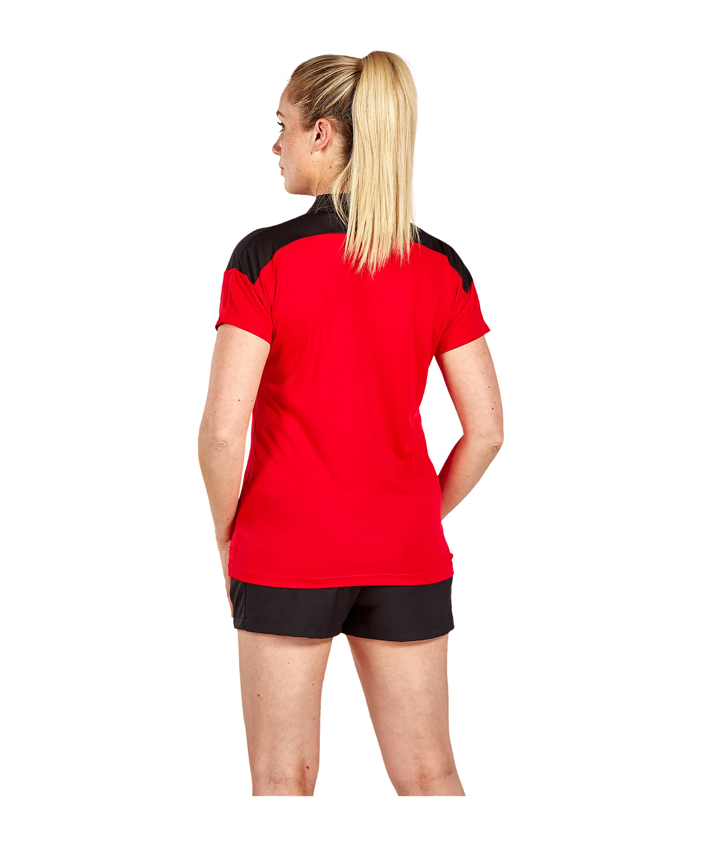 Erima Change by Poloshirt Damen Rot Schwarz