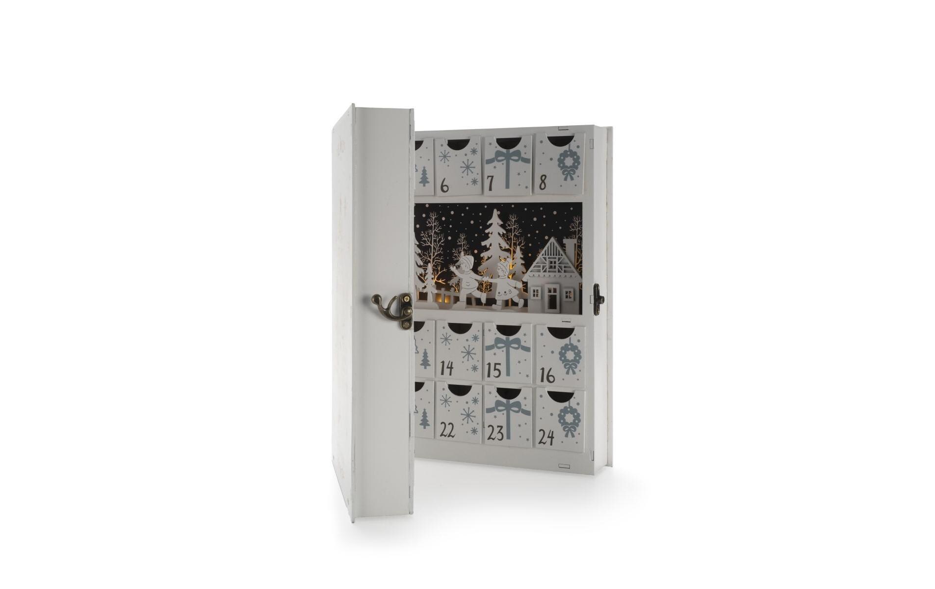 LED Adventskalender XMAS 30 cmAdventskalender mit LED Beleuchtung