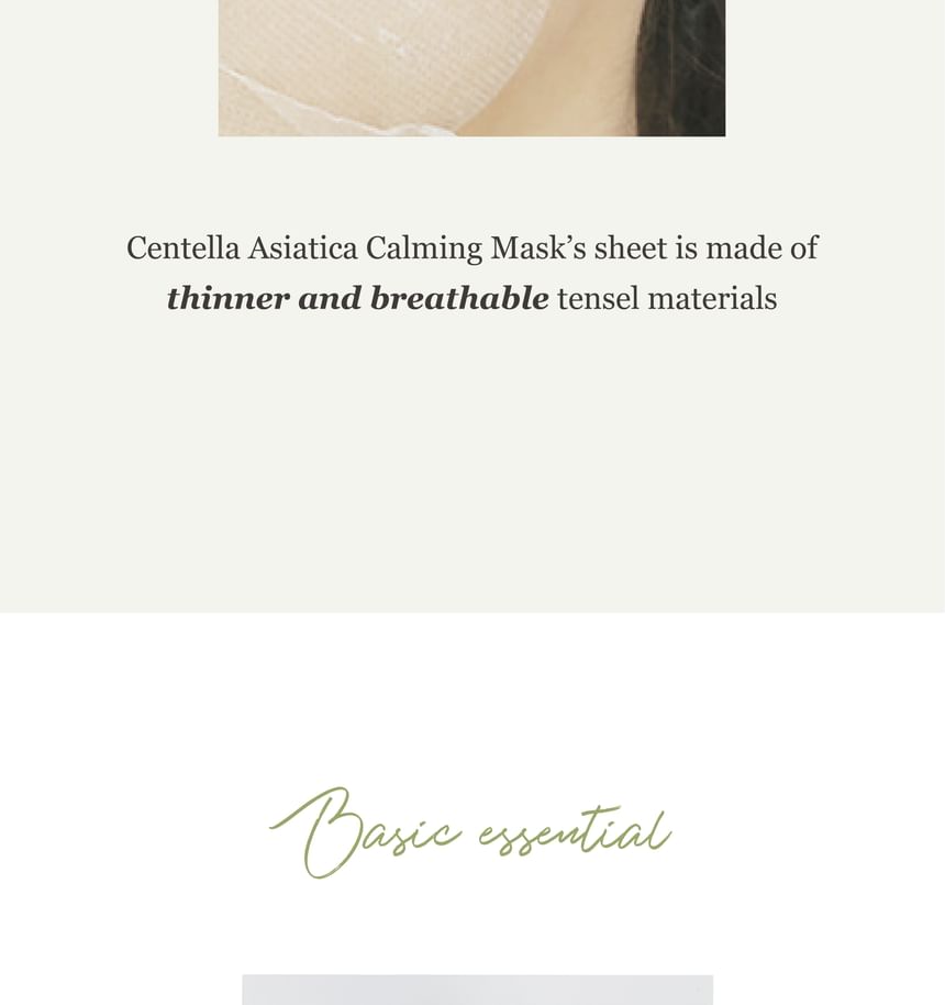 Beauty of Joseon - Centella Asiatica Kalmerende Maskerset