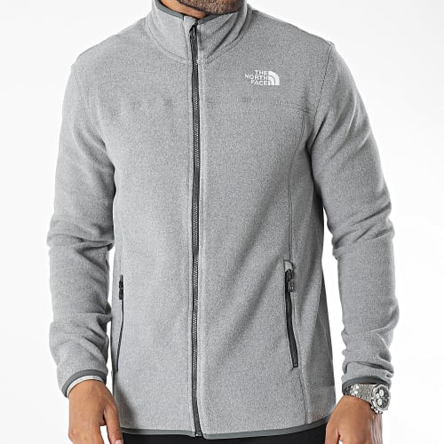 Veste Zippée 100 Glacier A855X Gris Chiné