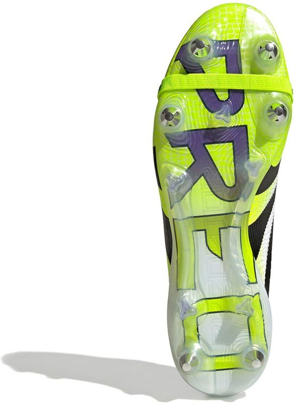 adidas Predator Elite FT - IJzeren-Nop Voetbalschoenen - Wit Zwart Neongeel