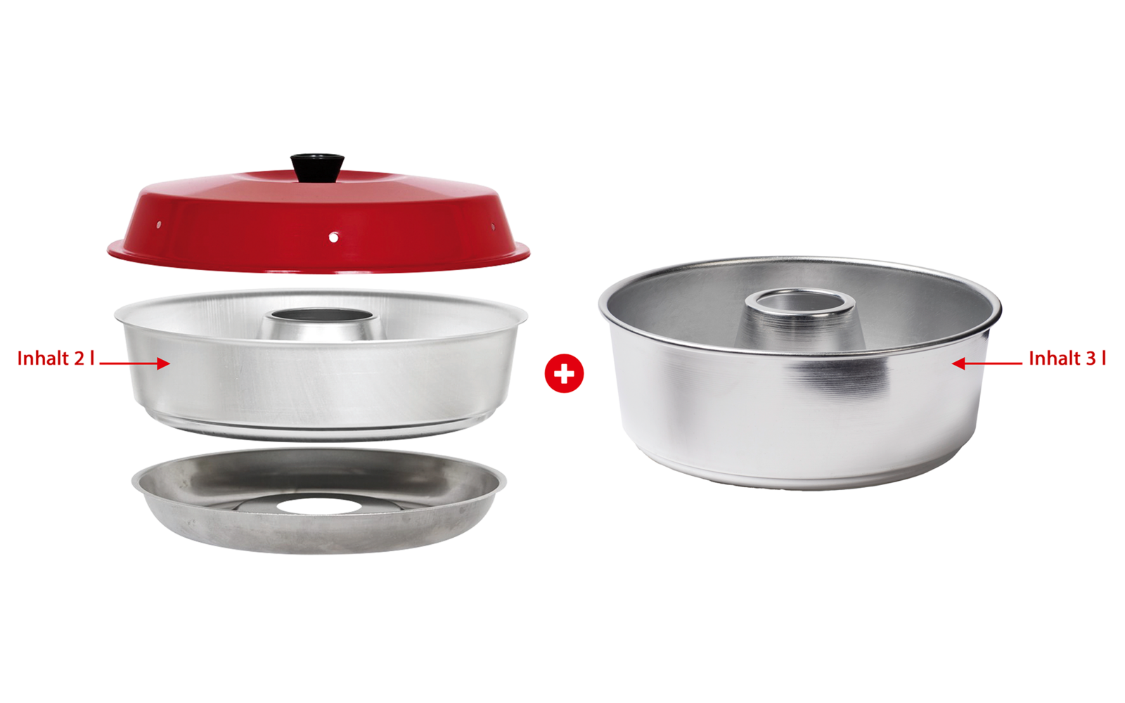 Omnia Campingbackofen Set 2-teilig mit Maxiform 3 Liter