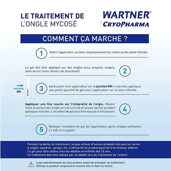 Tratamento e regeneração de unhas com fungos da Wartner by Cryopharma