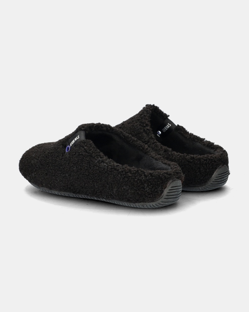 Verbenas York Nairobi Pantoffels  - zwart