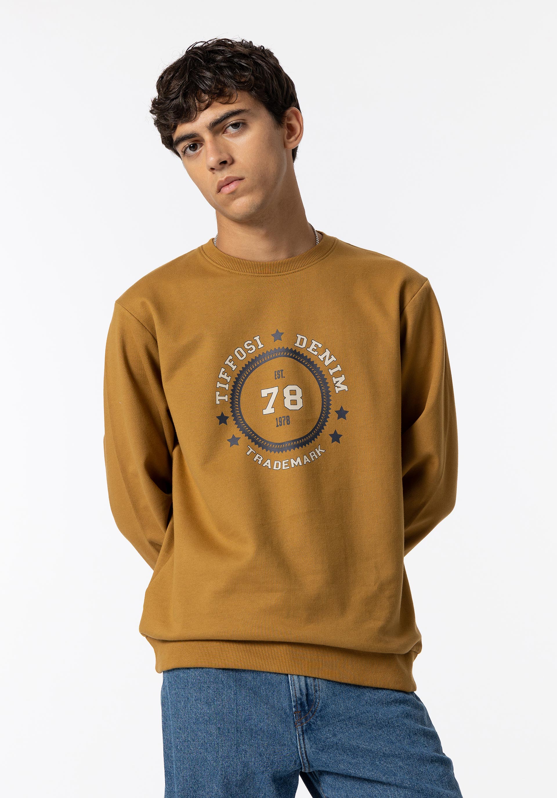 Sweatshirt com Estampado Frontal