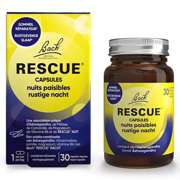 RESCUE Capsules Nuits Paisibles 30 unités