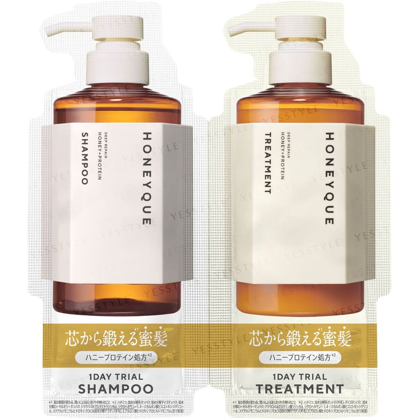 BOTTLE WORKS - Honeyque Deep Repair Shampoo & Conditioner Proefset