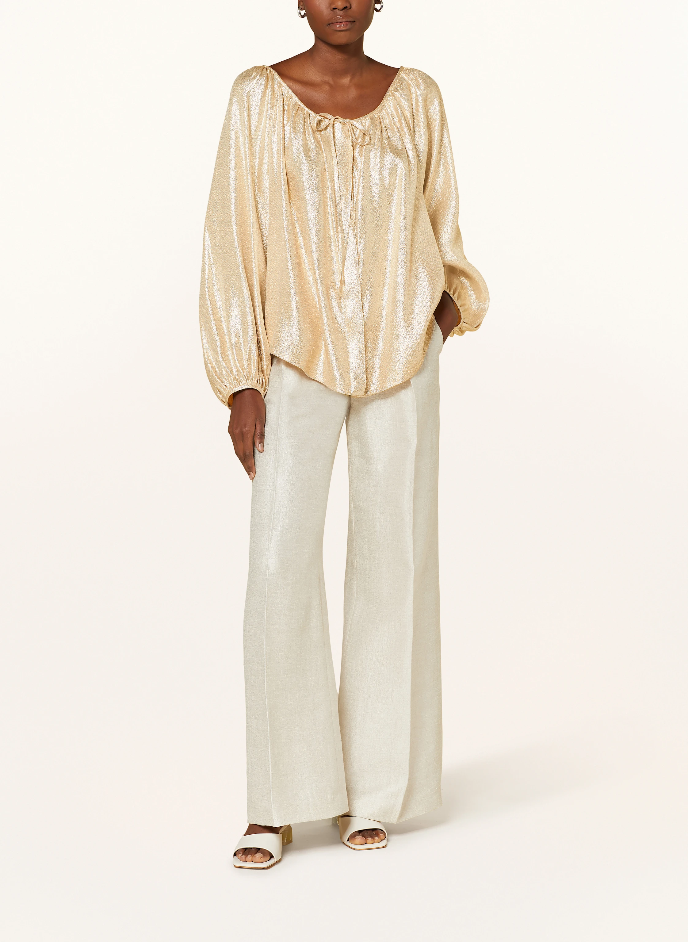 SLY 010 Bluse SHEREE mit Glitzergarn