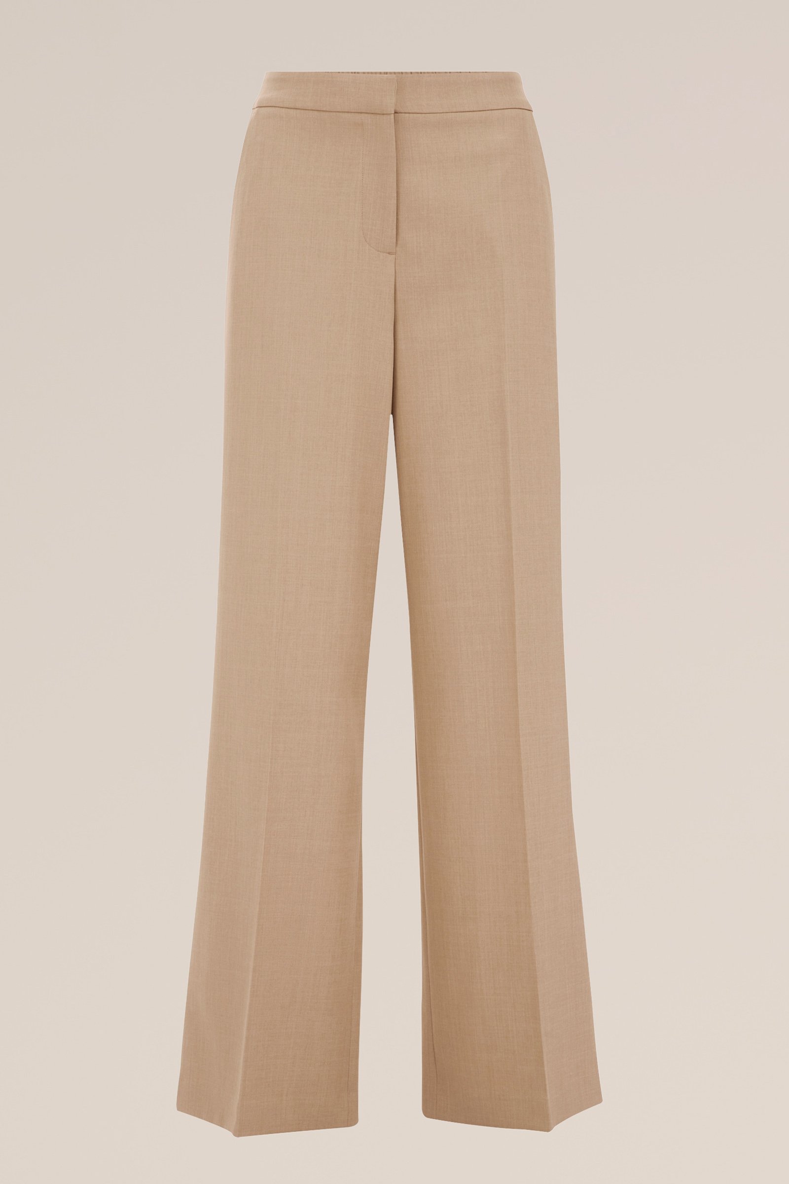 wide leg pantalon WE Fashion Beige