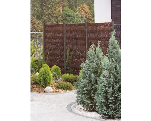 Hoofdelement Lafiora gevlochten wilg 120 x 180 cm geolied
