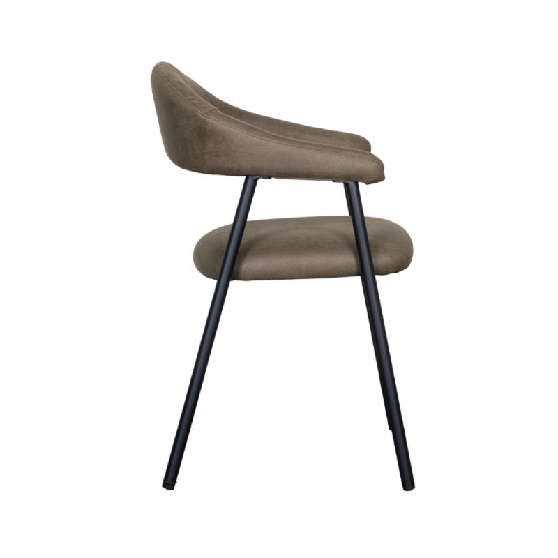 Stoel Grace micro suede moss