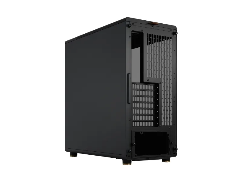 Fractal Design North - Mid tower - ATX - sidepanel med vindue (tonet glas) - ingen strømforsyning (ATX) - charcoal black - USB/Lyd