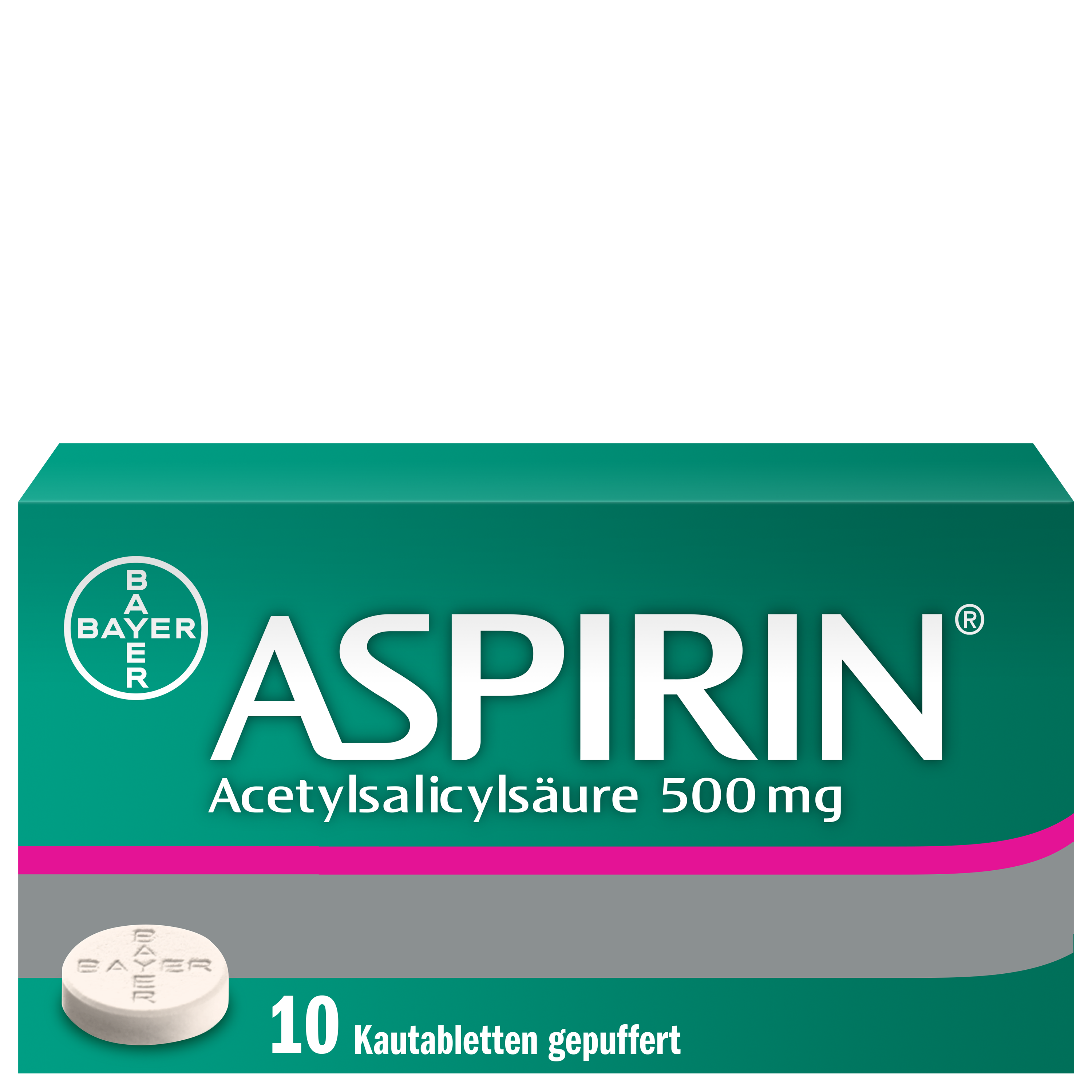 ASPIRINE Kautabl 500 mg Btl 10 Stk<br>10 Stück, Beutel, Kautablette