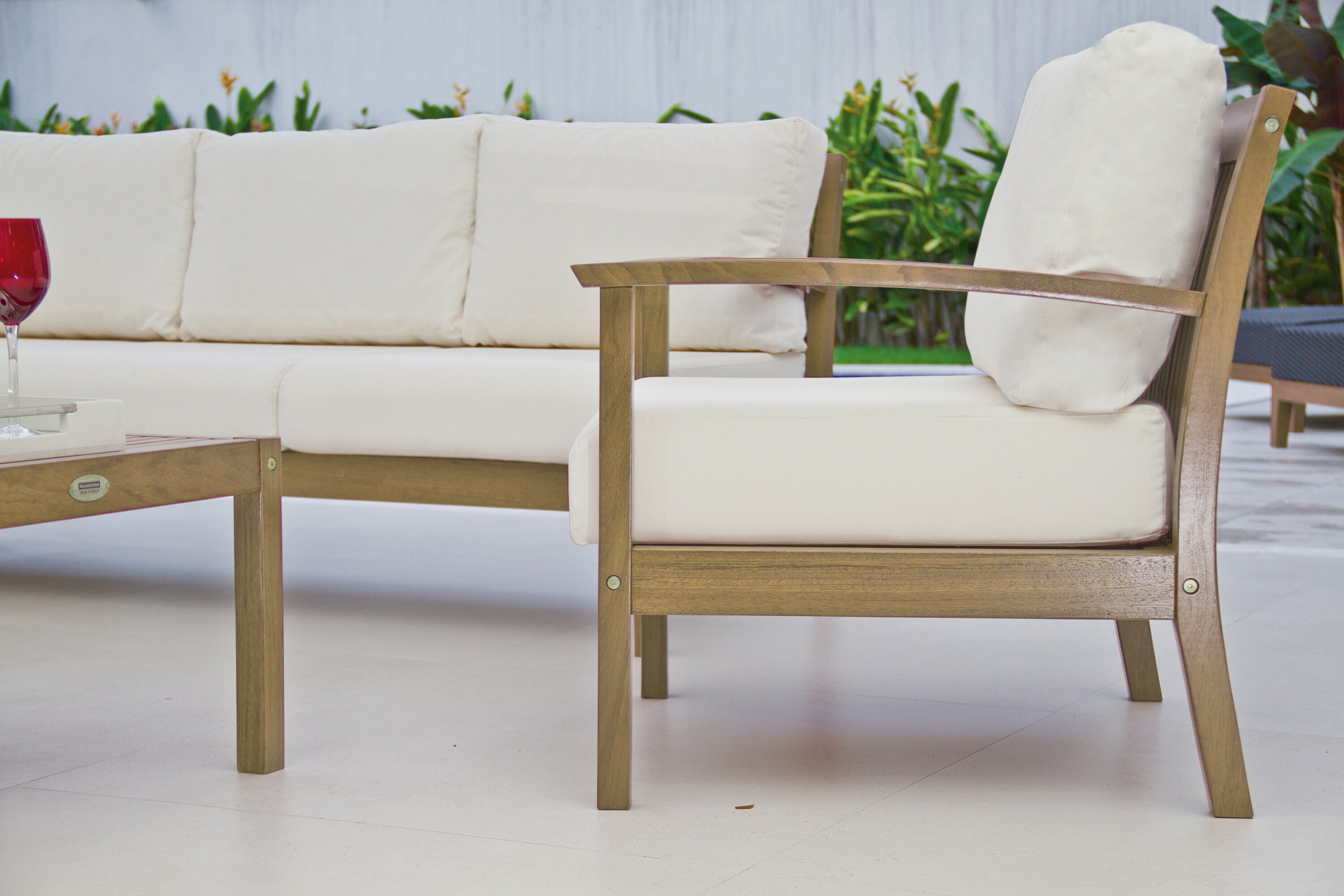 Tramontina Sofa 1 Seat - Natural 72,5 x 75 x 75 cm