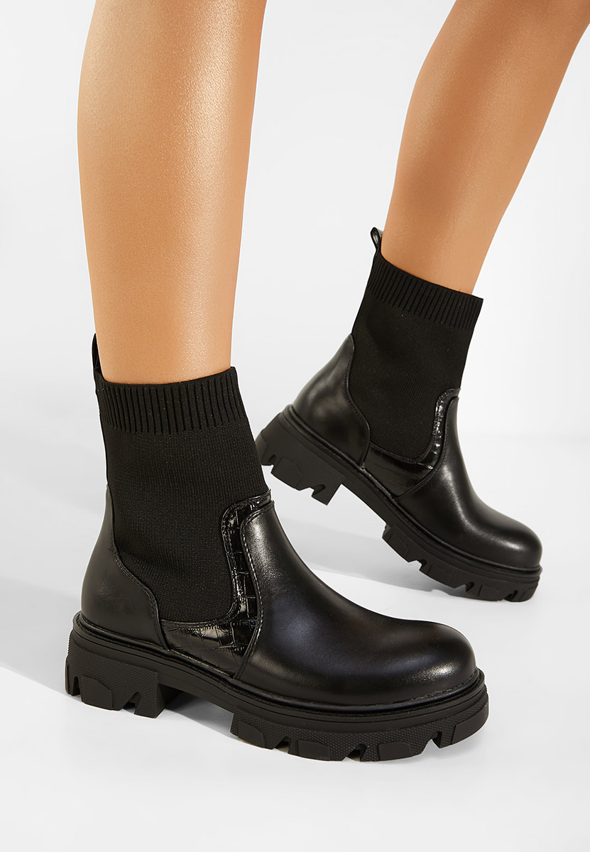 Bottines femme noires Quinteria