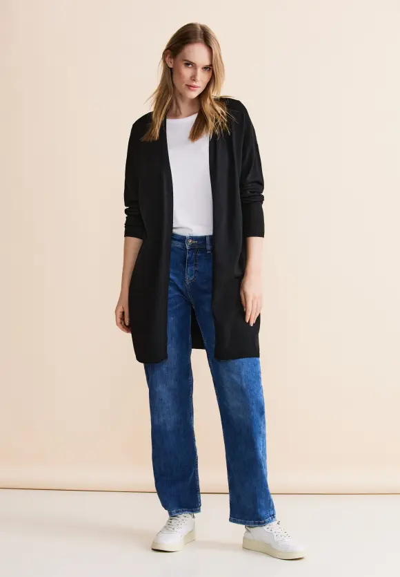 Langer Cardigan - Black