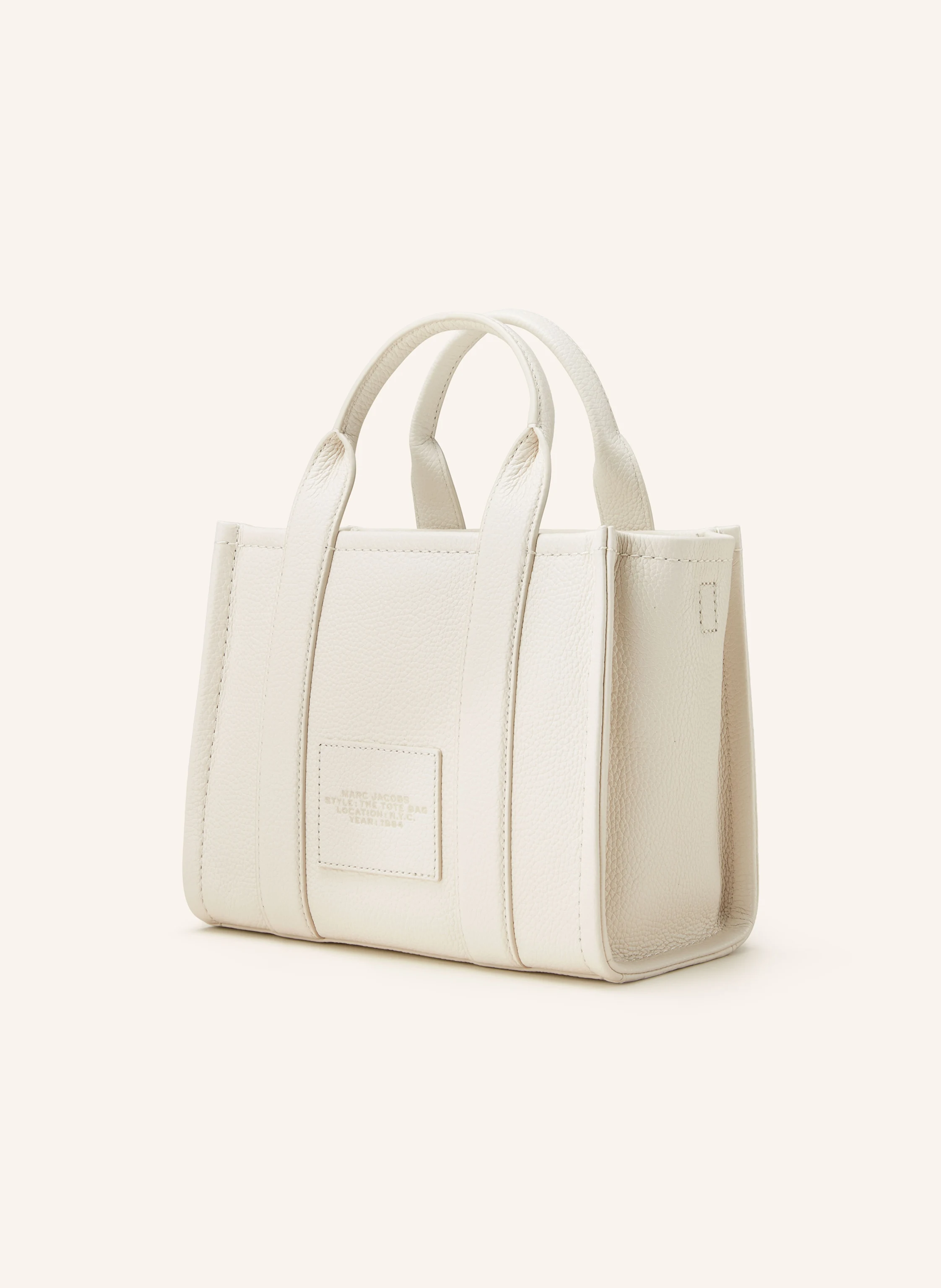MARC JACOBS Shopper THE SMALL TOTE BAG LEATHER