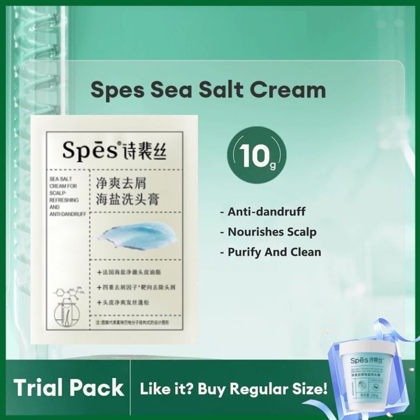 Spes - Proefpakket Fluffing Moisturizing Sea Salt Shampoo