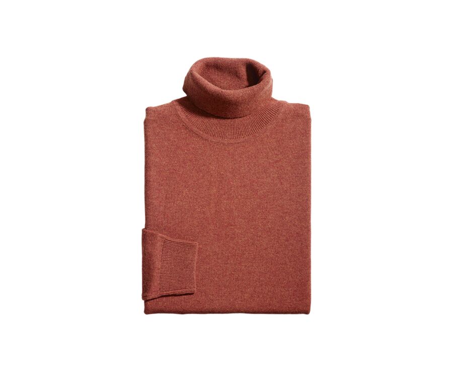 Pull col roulé homme laine Epine Chiné - EMERIC