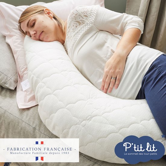Coussin d'allaitement Bamboo   Ecru        de               P'tit lit