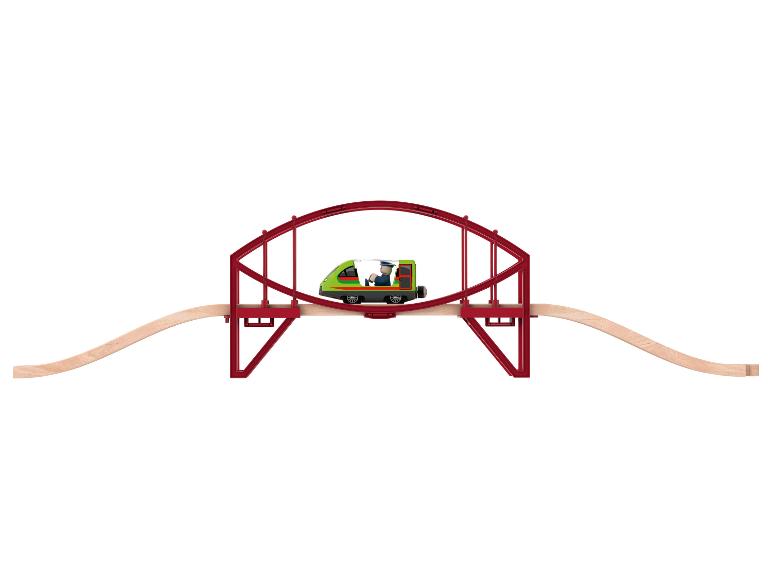 Houten treinset