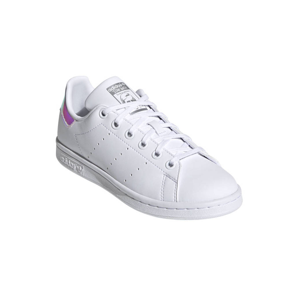 adidas Stan Smithsneakers wit/zilver metallic