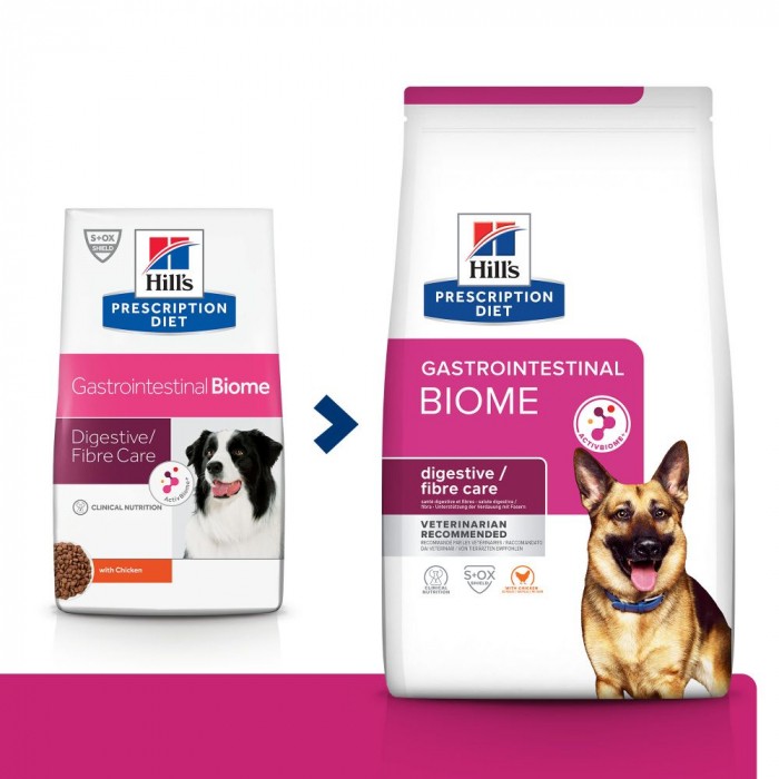 HILL'S Prescription Diet Gastrointestinal Biome au Poulet - Croquettes pour chien