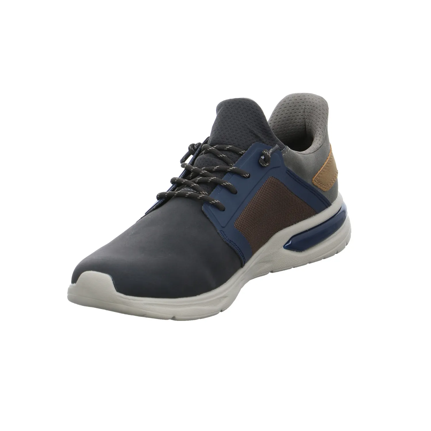 BUGATTI SHOES Halbschuhe Sneaker Stoff Blau Textil