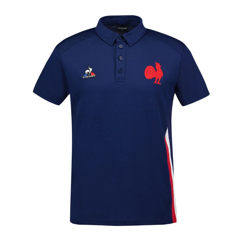 Le Coq Sportif FFR PRESENTATION - Polo Homme bleu fr intense