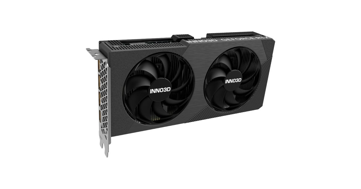 INNO3DGeForce RTX 5060 TWIN X2 8GB grafische kaart  (DLSS 4, 3x DisplayPort, 1x HDMI 2.1)