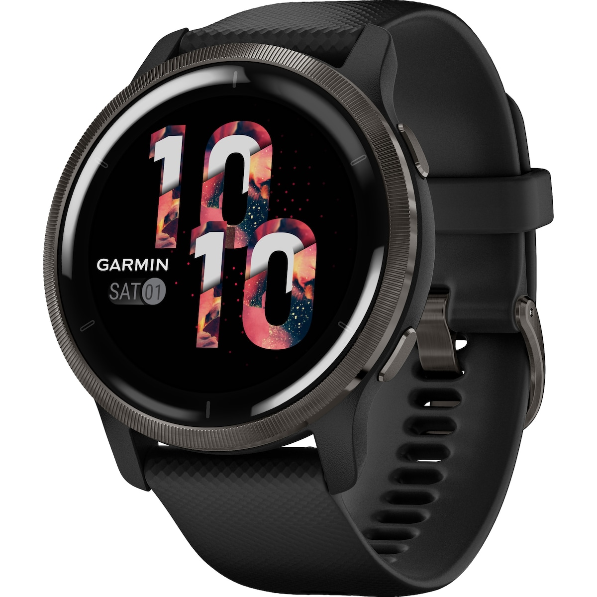 Garmin Venu 2 GPS smartklokke (skifersort)