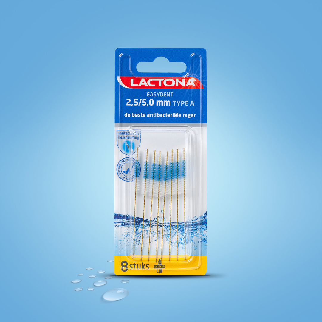 Lactona Easydent A 2.5-5mm zonder houdertje (8 stuks)