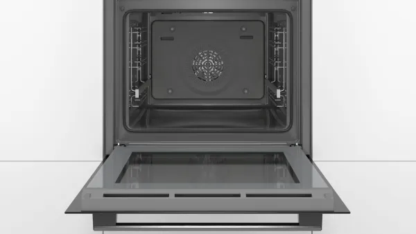 Bosch Serie | 4 HBA534EB0 - Ovn - til indbygning - niche - bredde: 56 cm - dybde: 55 cm - højde: 58.5 cm - med selv-rengøring - Klasse A - sort