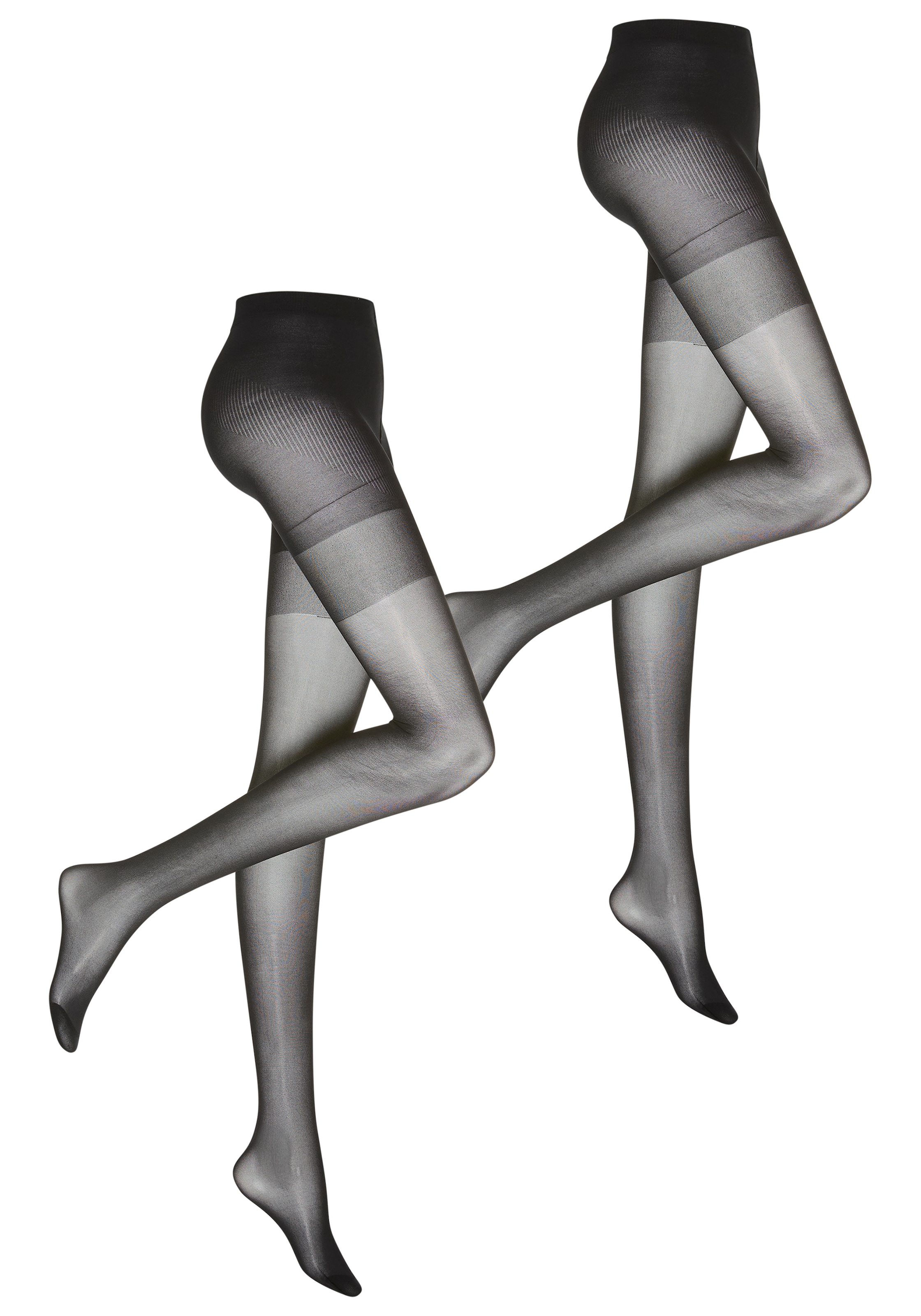 Sarlini Shaping-Strumpfhose 40 2 Stk. tlg. Shape-Strumpfhose mit elegantem Satinglanz