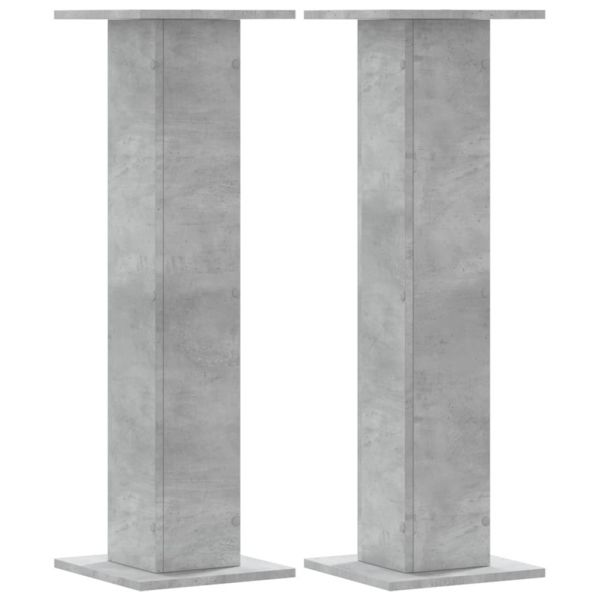 vidaXL Suportes para Plantas 2 Peças 30x30x95 cm Derivados de Madeira - 3759521479