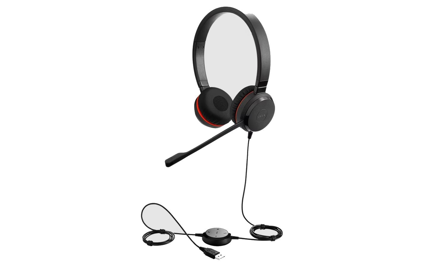 Headset Evolve 20SE MS DuoSchnurgebundenes, binaurales Headset für VoIP-Softphones