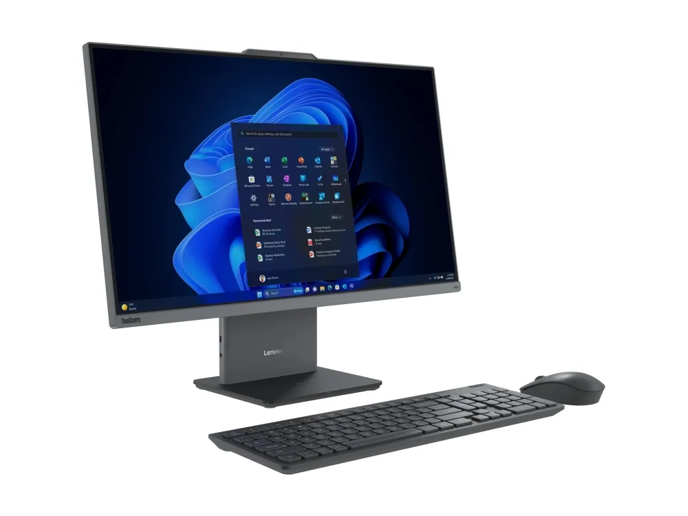 Lenovo ThinkCentre neo 50a 27 G5 12SA - Alt-i-én med monitorstander - Core i3 i3-1315U / op til 4.5 GHz - RAM 8 GB - SSD 512 GB - TCG Opal Encryption 2, NVMe - UHD Graphics - Gigabit Ethernet, Bluetooth 5.2, IEEE 802.11ax (Wi-Fi 6) - Win 11 Pro - skæ