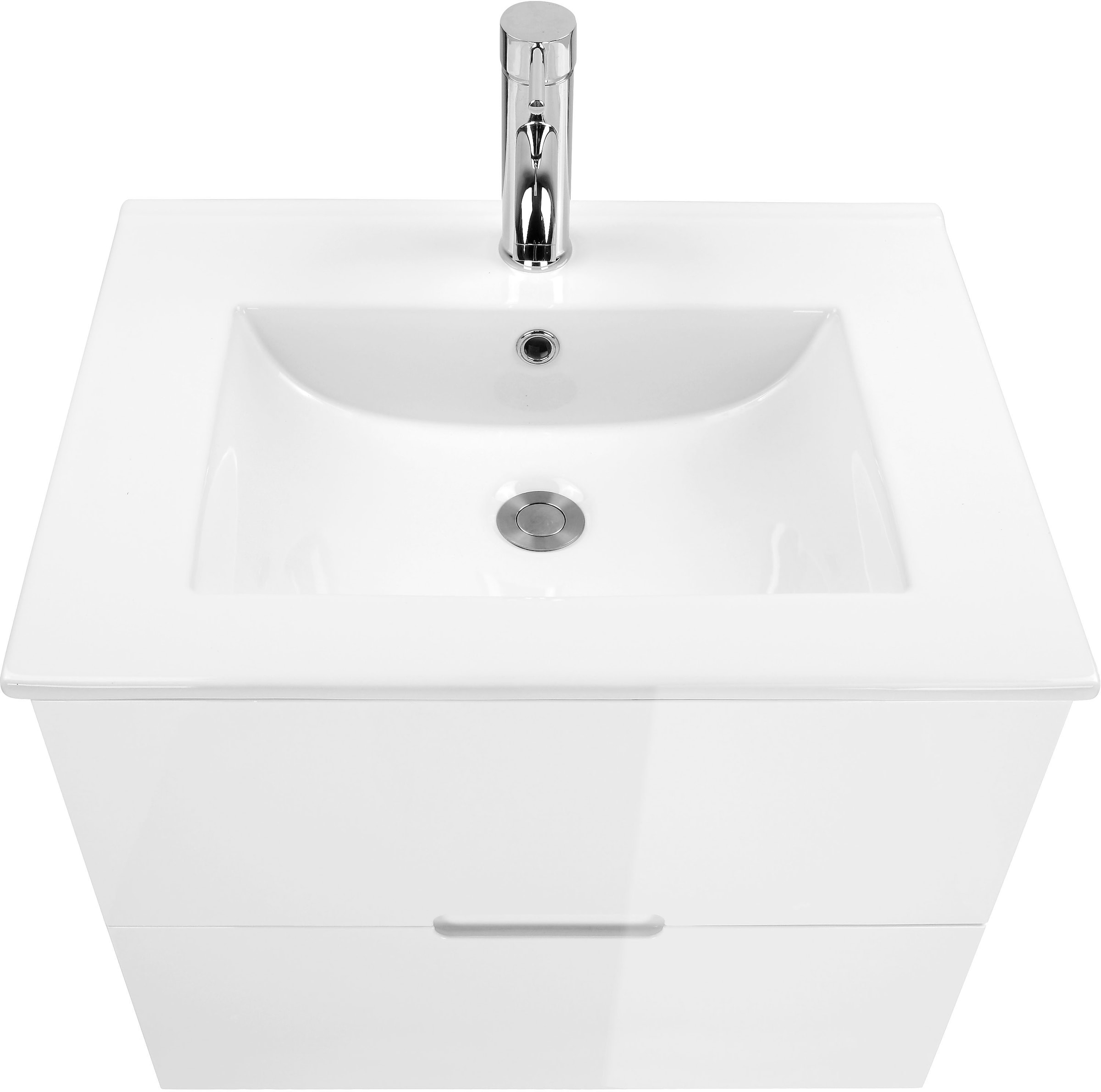 welltime Badmöbel-Set »Lund Badmöbel Set Badschrank Badezimmerset«