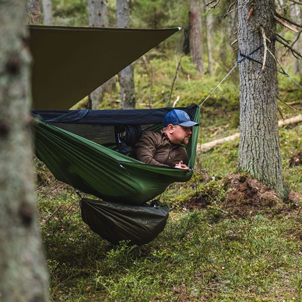 Hamac bivouac LESOVIK DRAKA TREETOP GREEN