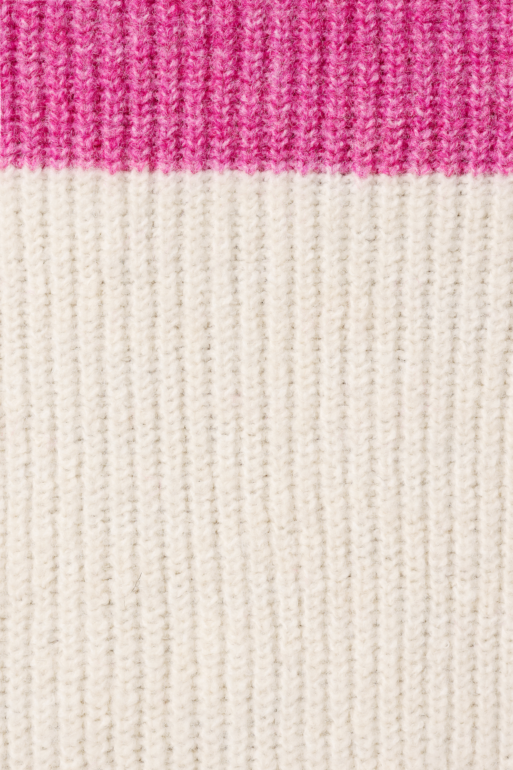Gebreide trui met uitlopende mouwen Multi Pink