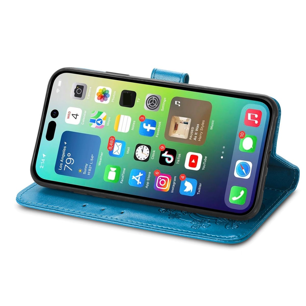 Hülle Handy Schutz für Apple iPhone 15 Plus Case Cover Klapp Tasche Wallet Etuis