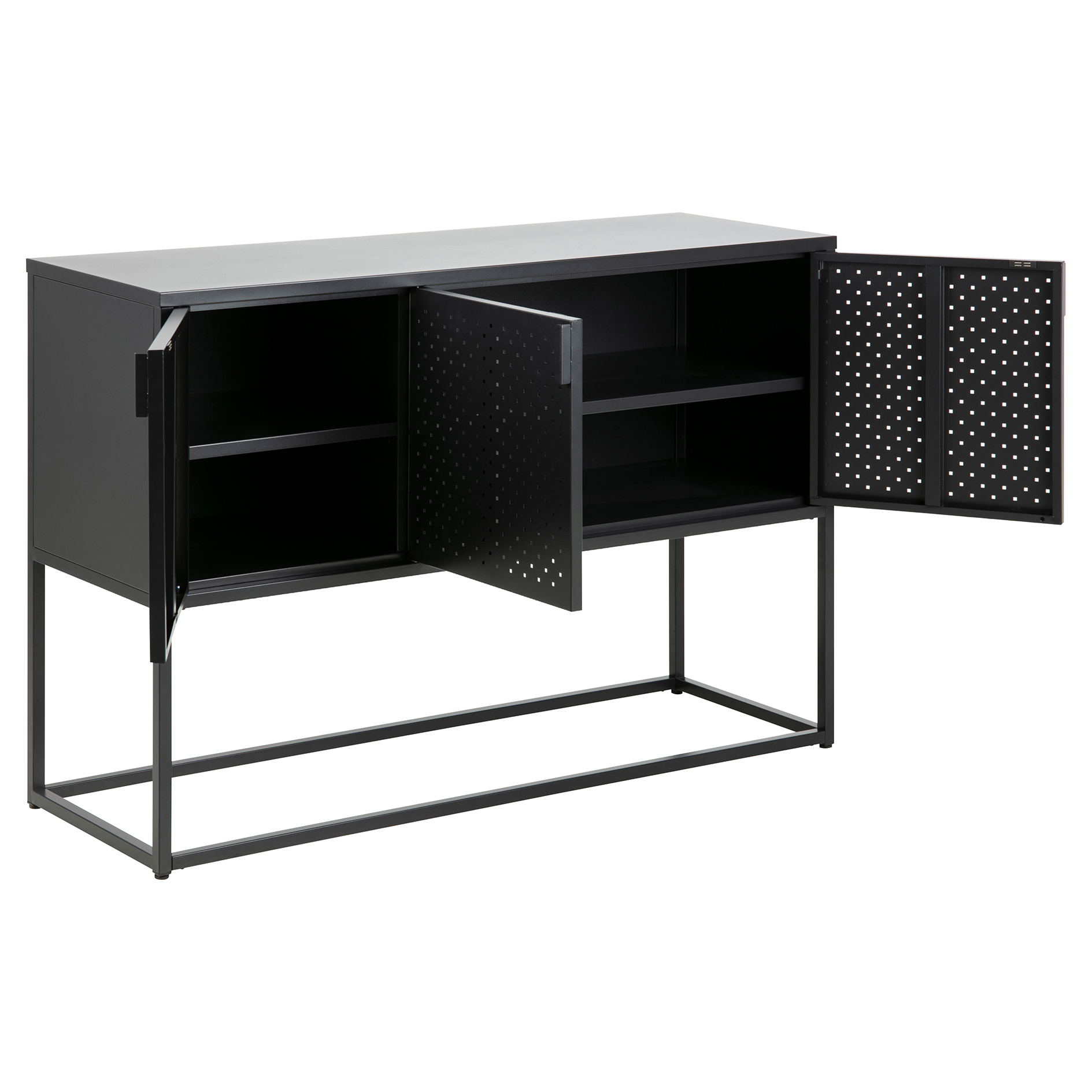 Anrichte NEWTON - schwarz matt - 120 cm