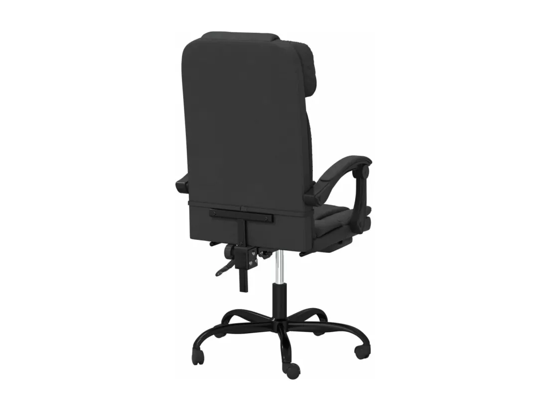 Fauteuil inclinable de bureau Noir Similicuir