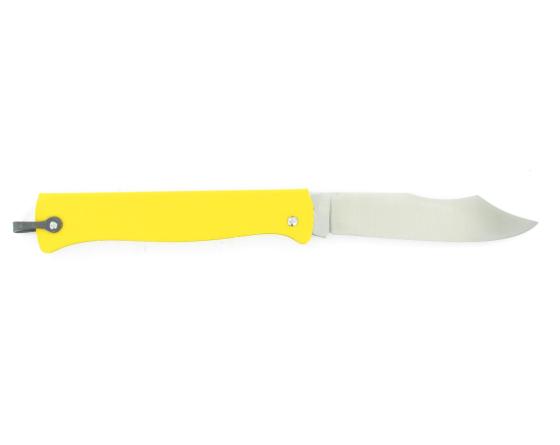 Douk Douk 200 Inox - Manche Acier Couleur JAUNE Couteau de poche Le Thiers par Cognet Douk Douk