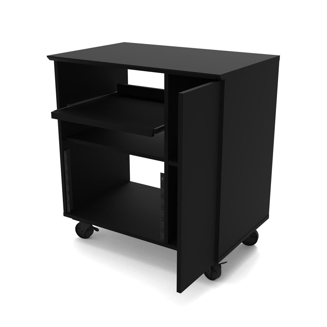 Glorious Modular Side Rack Black voor Sound Desk en Workbench